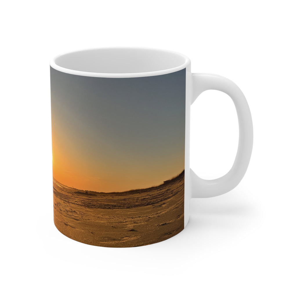 Footprints At Sunset — 11oz Mug