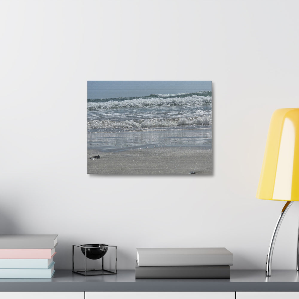 Shoreline Rush — Stretched Canvas