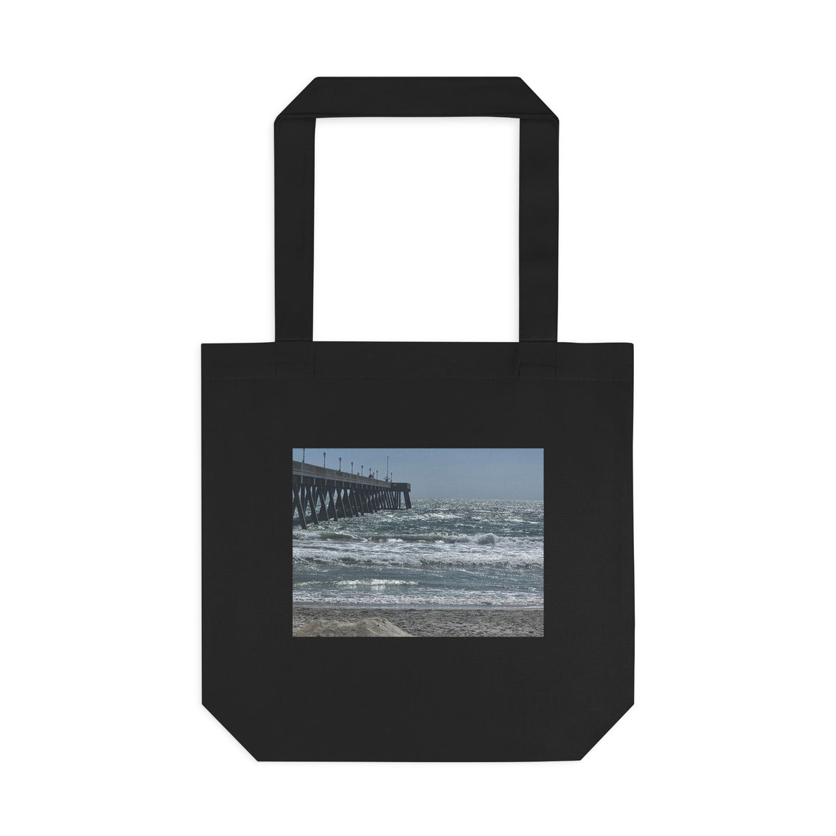 Silver Water Pier — Cotton Tote