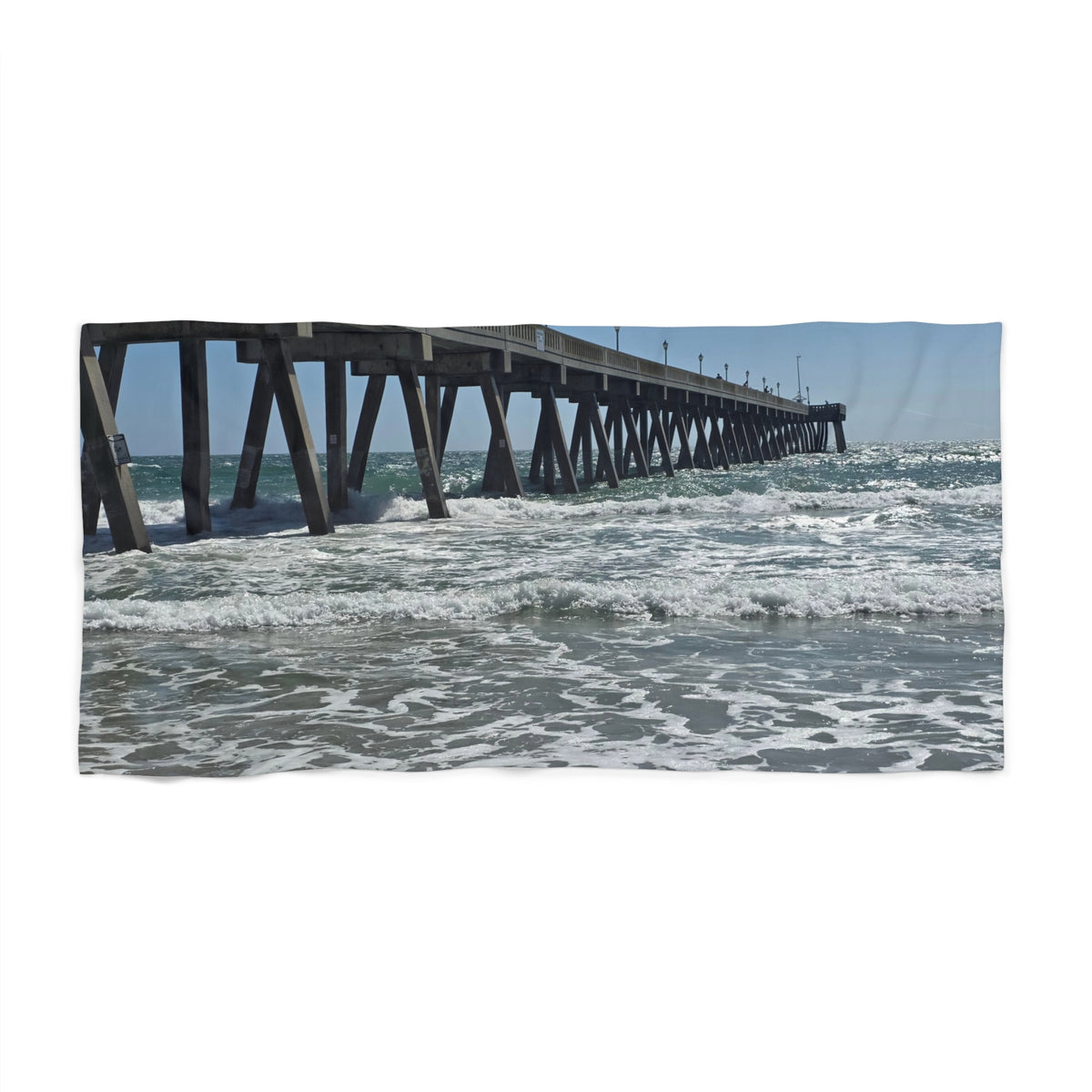 The Long Pier — Beach Towel