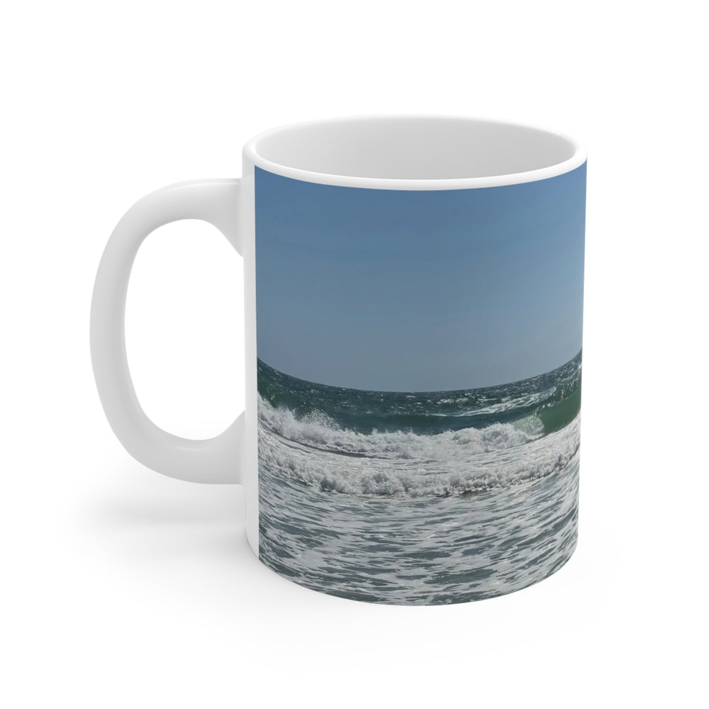 Breaking By The Pier — 11oz Mug