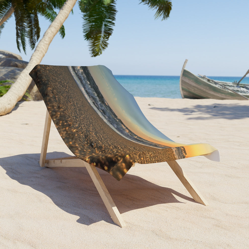 Sparkling Sand At Dusk — Beach Towel