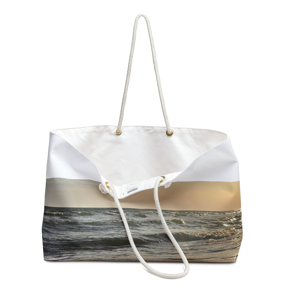 Golden Foam Lace — Weekender Bag