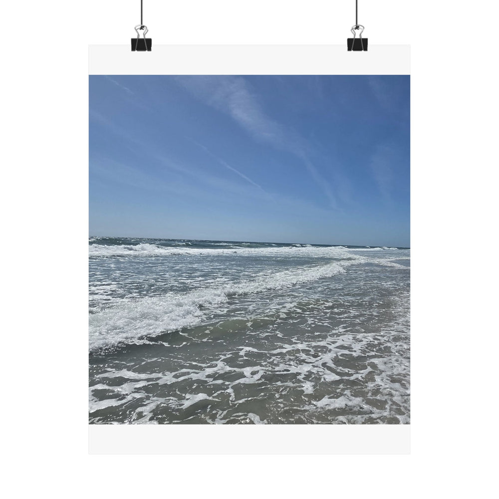 Blue Sky Surf — Matte Poster