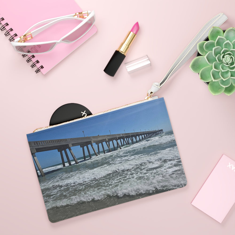 Pier In Full Blue — Clutch Bag